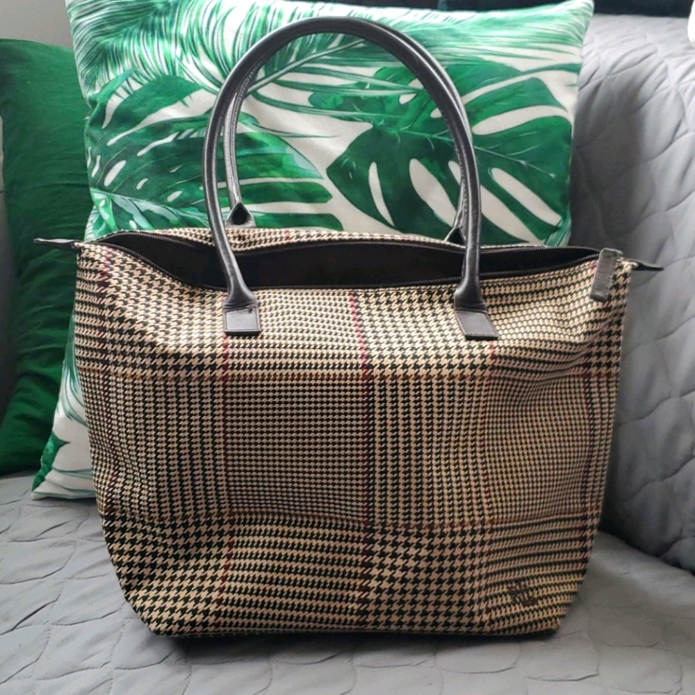 Ralph Lauren Houndstooth Handbag